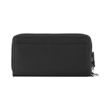 SMARTPHONE WRISTLET WITH LEATHER INTERIOR, BLACK