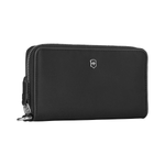 SMARTPHONE WRISTLET WITH LEATHER INTERIOR, BLACK