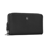 SMARTPHONE WRISTLET WITH LEATHER INTERIOR, BLACK