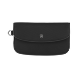 SLIM CLUTCH WITH LEATHER INTERIOR