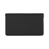 CROSSBODY CLUTCH WITH LEATHER INTERIOR