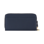 SMARTPHONE WRISTLET WITH LEATHER INTERIOR, BLUE