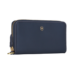 SMARTPHONE WRISTLET WITH LEATHER INTERIOR, BLUE