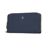 SMARTPHONE WRISTLET WITH LEATHER INTERIOR, BLUE