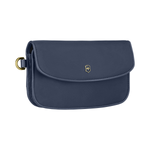 SLIM CLUTCH WITH LEATHER INTERIOR