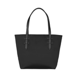 LARGE CARRY-ALL TOTE WITH TABLET POCKET, BLACK