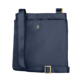 SLIM SHOULDER BAG, BLUE