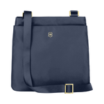 SLIM SHOULDER BAG, BLUE