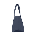 LARGE CARRY-ALL TOTE WITH TABLET POCKET, BLUE