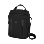 CROSSBODY LAPTOP BAG, BLACK